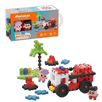 Amazon.com: Marioinex 903193 Waffle City Mini Fire Truck, 80